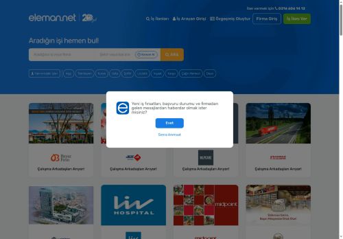 Eleman.net | iş ilanları ve eleman ilanları & Eleman Arayanlar Burada!