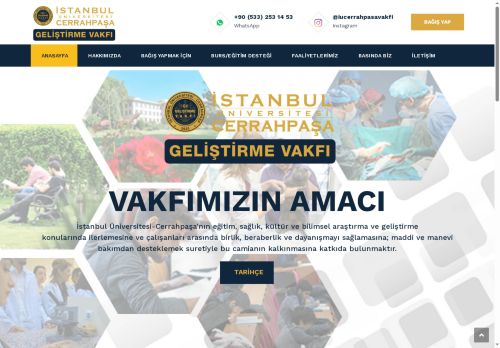 İÜ-Cerrahpaşa Geliştirme Vakfı | #eniyiolmakiçin