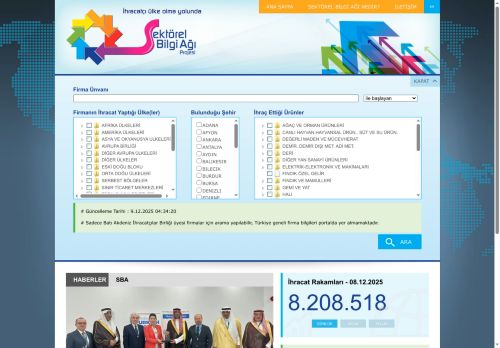 SBA - Sektörel Bilgi Ağı - Batı Akdeniz İhracatçılar Birliği, Sektörel Bilgi Ağı, ihracat, sektör, teşvik, dtm, firma, trade, export, antalya, burdur, ısparta