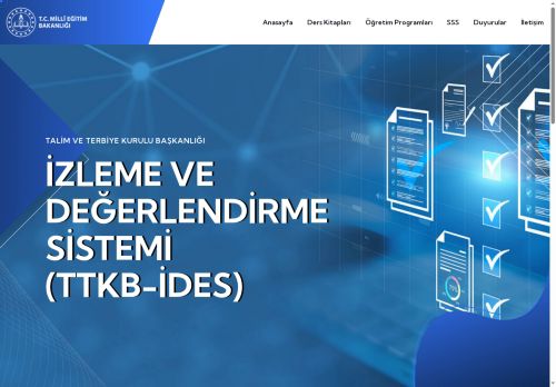 Millî Eğitim Bakanlığı | TTKB-İDES | İzleme ve Değerlendirme Sistemi