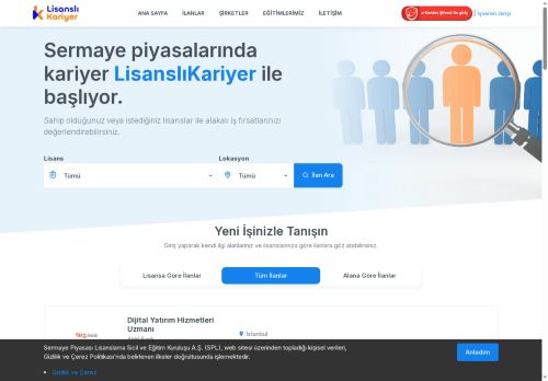 Ana Sayfa - LisanslıKariyer
