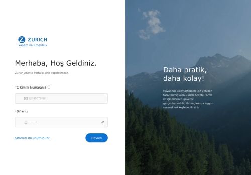 Zurich Acente Portal