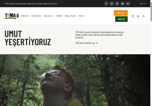 TEMA, Türkiye Erozyonla Mücadele, Ağaçlandırma ve Doğal Varlıkları Koruma Vakfı