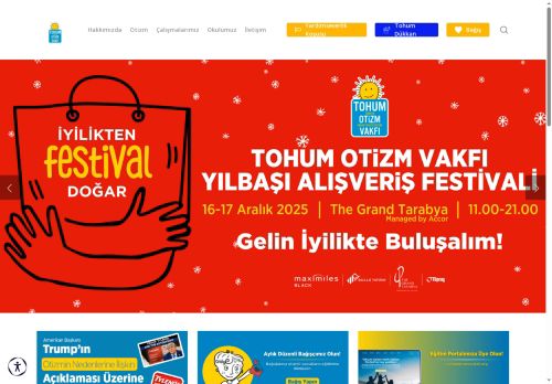 Tohum Otizm Vakfı | Otizmin Tek Çaresi Eğitim