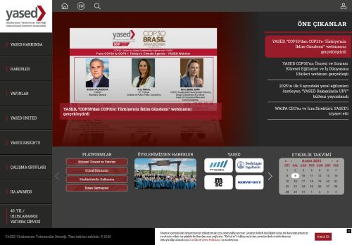 YASED | Uluslararası Yatırımcılar Derneği