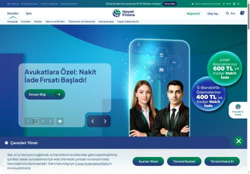 Türkiye'nin İlk Dijital Bankası | Hayat Finans