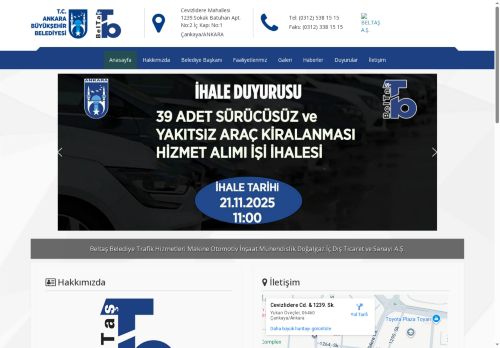 12 AY 24 ADET SÜRÜCÜSÜZ ve YAKITSIZ ARAÇ KİRALANMASI  HİZMET ALIMI İŞİ İHALESİ(İPTAL EDİLMİŞTİR) - BELTAŞ A.Ş.