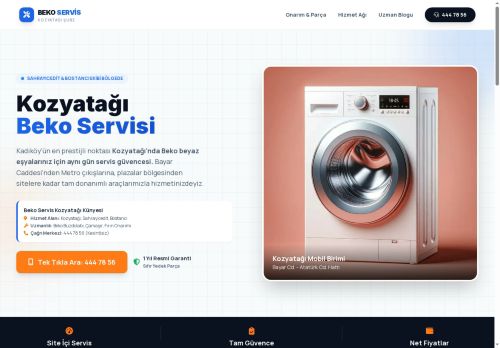 Kozyatağı Beko Servisi | 444 78 56 | Kadıköy & Bostancı Onarım