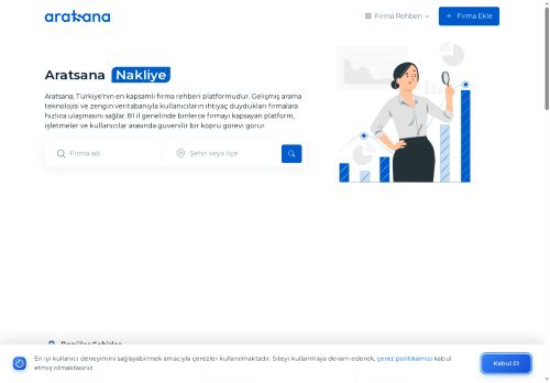 Firma Ara - Türkiye İşletme Rehberi, Firma Bilgileri ve İletişim · Aratsana.com