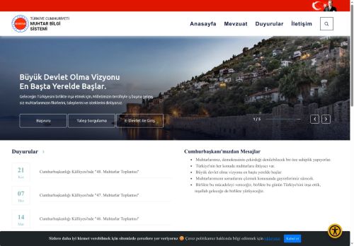 Muhtar Bilgi Sistemi