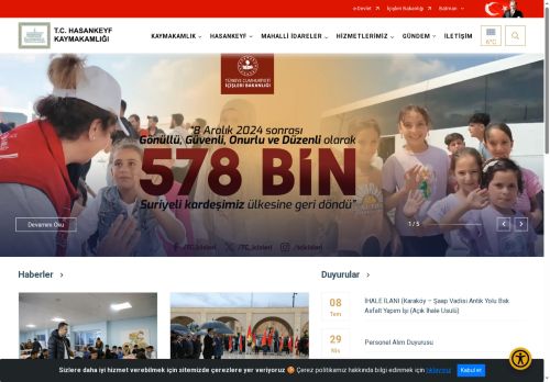 hasankeyf kaymakamlığı - Kaymakam Mehmet Ali İMRAK