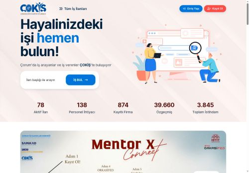 Çorum Belediyesi Kariyer ve İş Merkezi - ÇOKİŞ