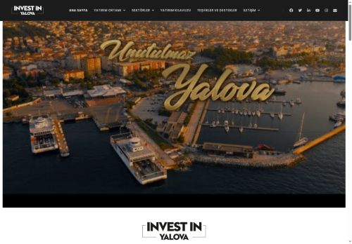 Invest in Yalova – Yalova'da Yatırım