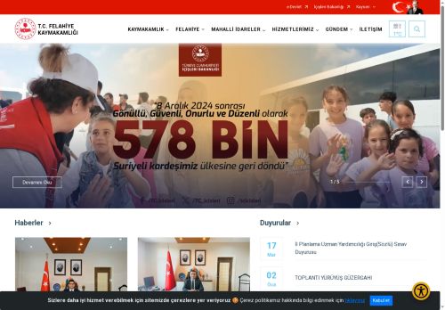 Felahiye Kaymakamlığı - KAYMAKAM