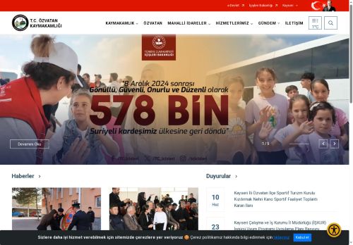 Özvatan Kaymakamlığı - Kaymakam Yıldız YILMAZ