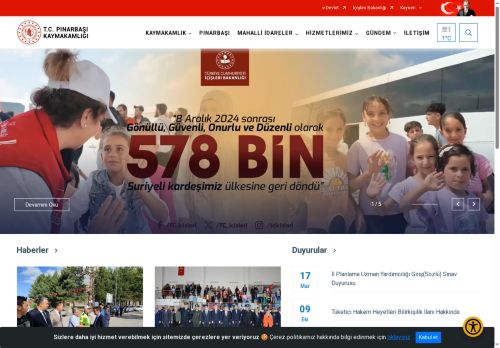 Kayseri Pınarbaşı Kaymakamlığı - Kaymakam