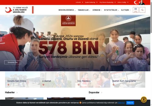 T.C. Edirne Valiliği İl Göç İdaresi Müdürlüğü