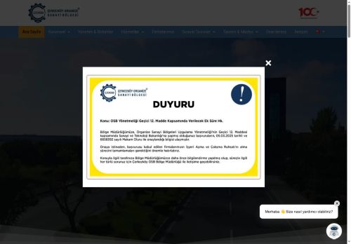 ÇERKEZKÖY ORGANİZE SANAYİ BÖLGESİ – Çerkezköy OSB