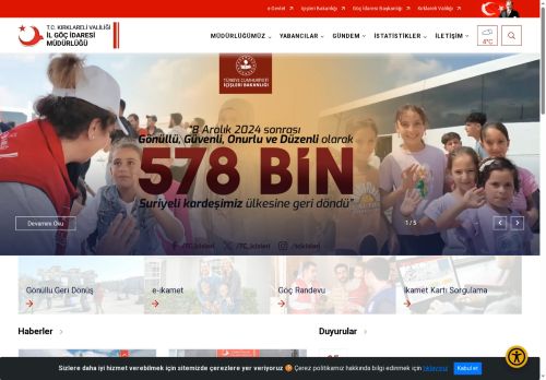 T.C. Kırklareli Valiliği İl Göç İdaresi Müdürlüğü