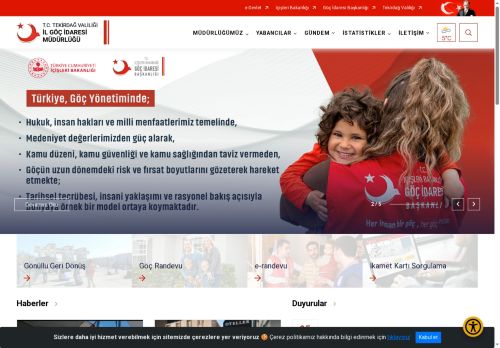 T.C. Tekirdağ Valiliği İl Göç İdaresi Müdürlüğü