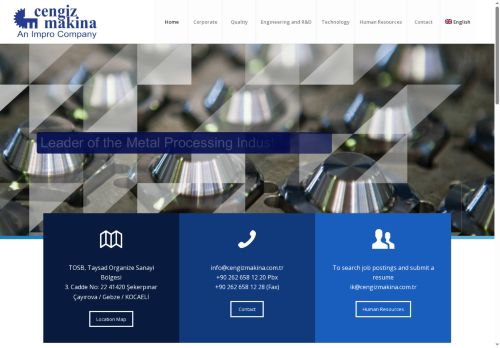Cengiz Makina - an IMPRO Company