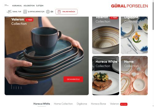 Güral Porselen - Kurumsal İnternet Sitesi