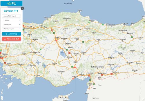 En Yakın Ptt - Ana Sayfa