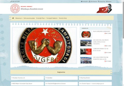 AKSARAY / MERKEZ - Altınkaya Anadolu Lisesi