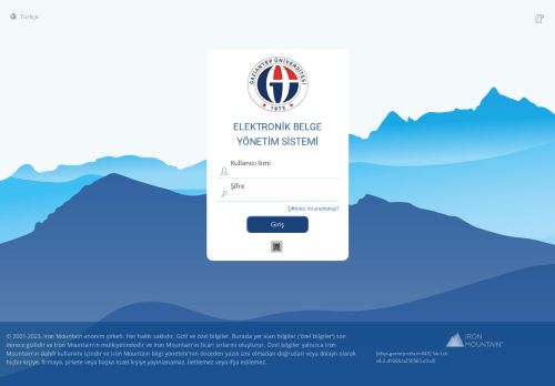 enVision - Giriş Sayfası