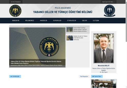 Yabancı Diller ve Türkçe Öğretimi Bölümü