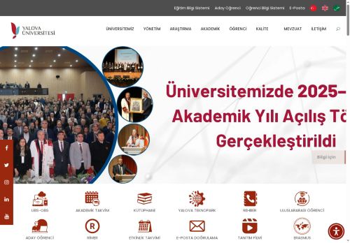 Yalova Üniversitesi - Anasayfa