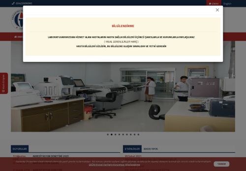 Şahinbey Araştırma ve Uygulama Hastanesi Merkez Laboratuvarı