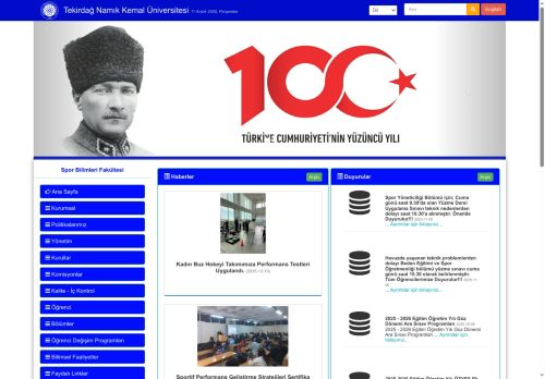 Spor Bilimleri Fakültesi