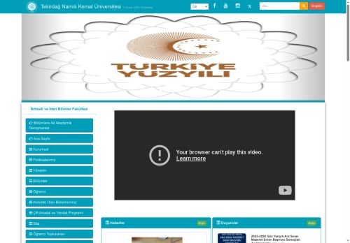 İktisadi ve İdari Bilimler Fakültesi