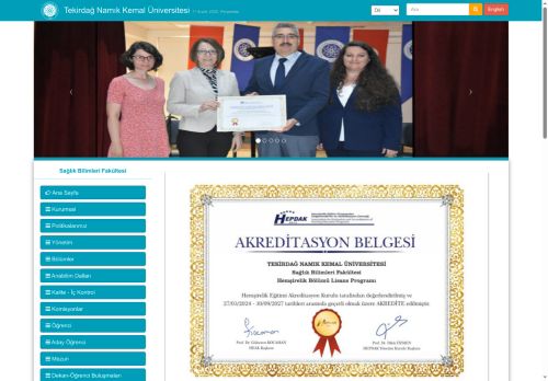 Sağlık Bilimleri Fakültesi