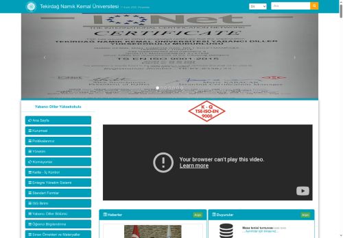 Yabancı Diller Yüksekokulu