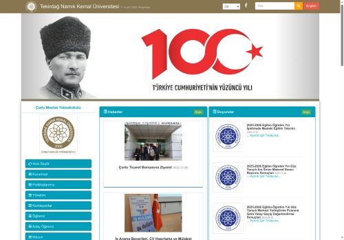 Çorlu Meslek Yüksekokulu