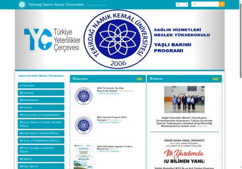 Sağlık Hizmetleri Meslek Yüksekokulu