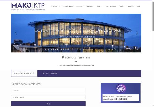 Prof. Dr. İlhan VARANK Kütüphanesi