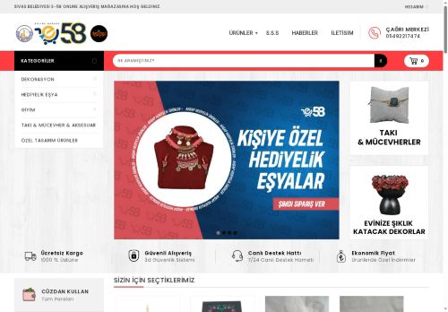 E-58 Online Mağaza