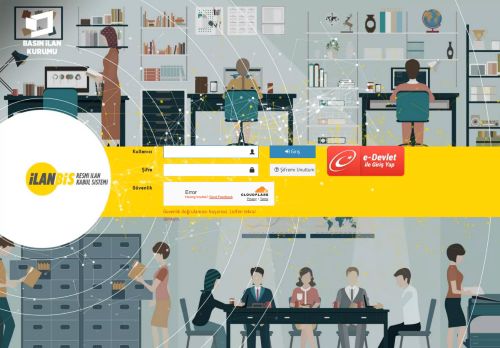 ILANBIS'e Giriş - İlan Bilişim Sistemi