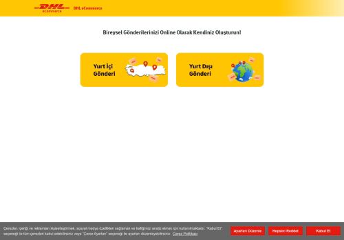 DHL eCommerce | Bireysel Gönderi