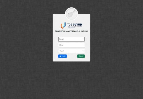 TOBB UYUM İAA UYUŞMAZLIK YAZILIMI