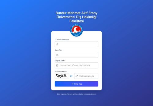 Giriş Yap | 
      e-Randevu