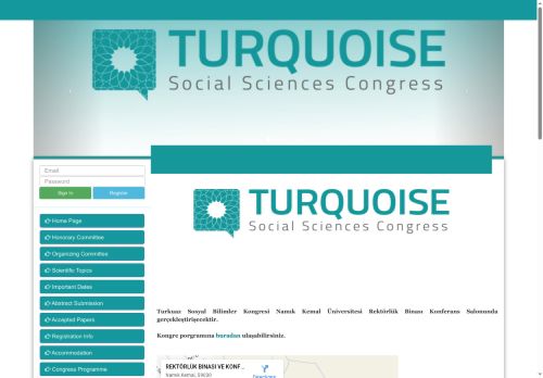 Turquoise Social Sciences Congress Series