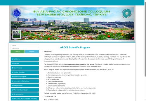 8th Asia-Pacific Chromosome Colloquium, September 18-21, 2023