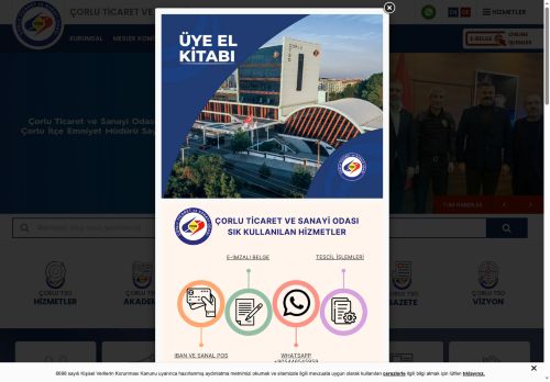 Çorlu Ticaret ve Sanayi Odası Resmi İnternet Sitesi