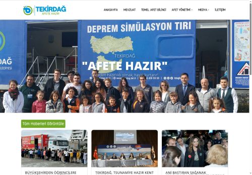 Geçici Toplanma Alanları - Tekirdağ Afete Hazır