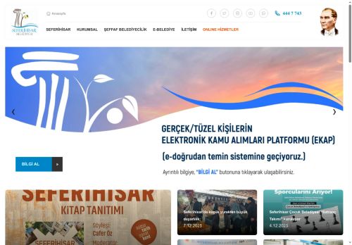 Seferihisar Belediyesi - Türkiye'nin Sakin Şehir Başkenti