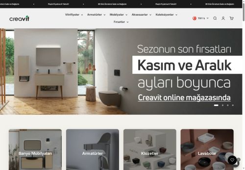Creavit | Banyo bu tarafta